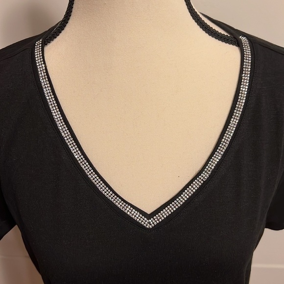 NY Collection Sequin Top - Picture 2 of 3